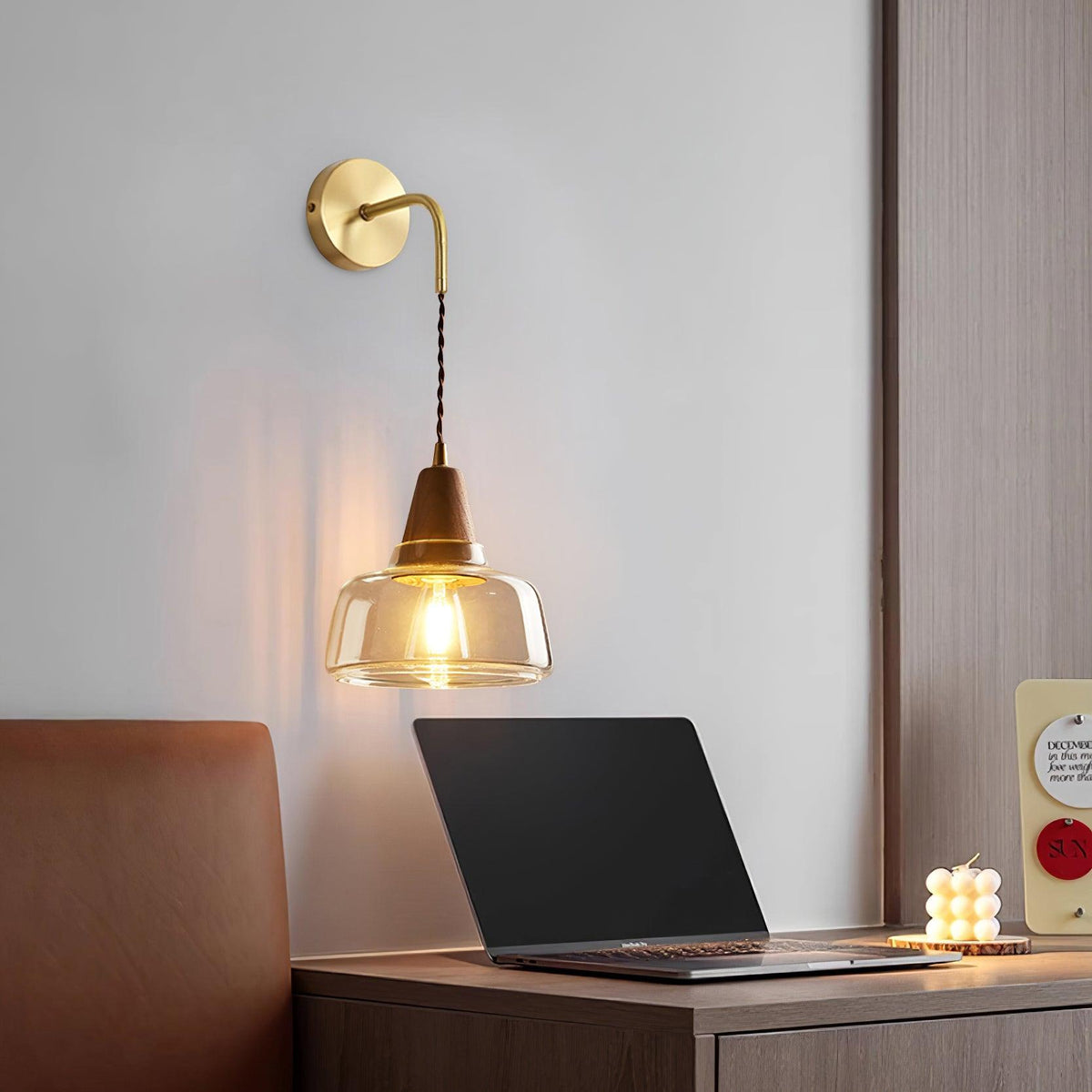 Altonden Glass Wall Light-Moonnatur