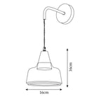 Altonden Glass Wall Light-Moonnatur