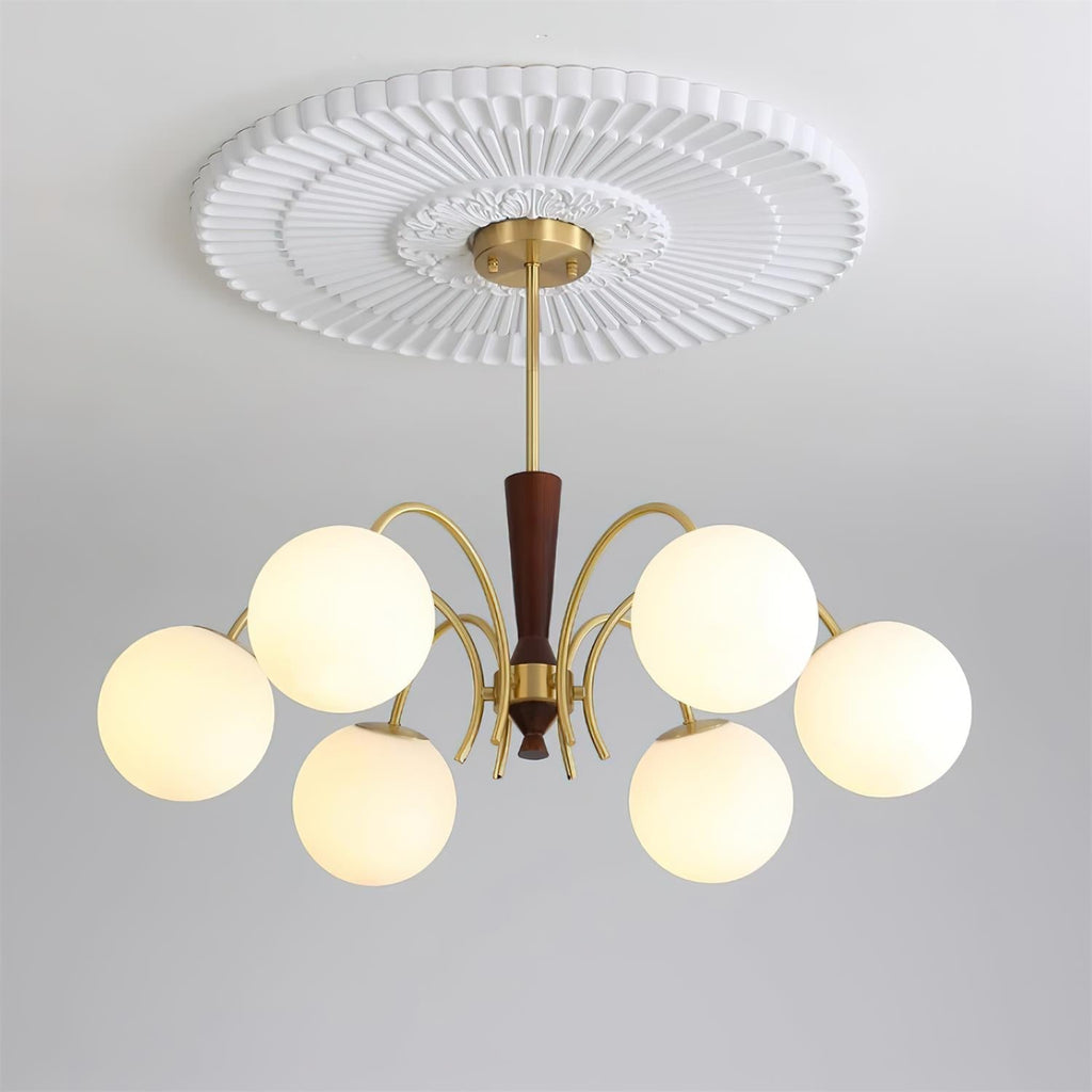 Fenrenenora Glass Chandelier-Moonnatur