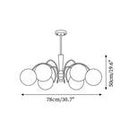 Fenrenenora Glass Chandelier-Moonnatur