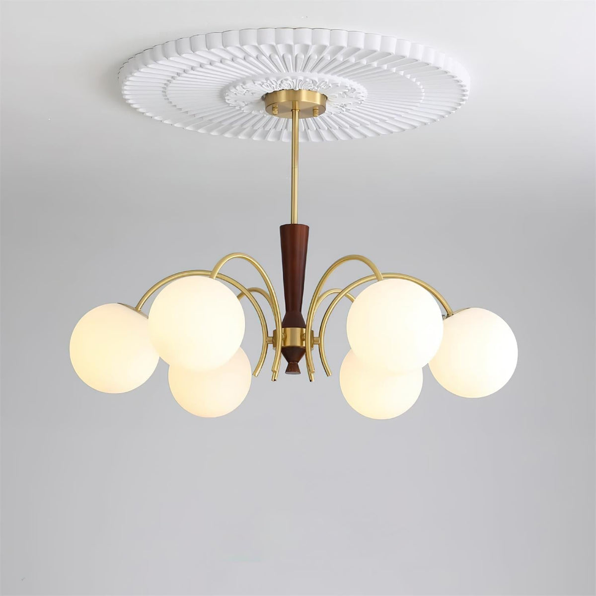 Fenrenenora Glass Chandelier-Moonnatur