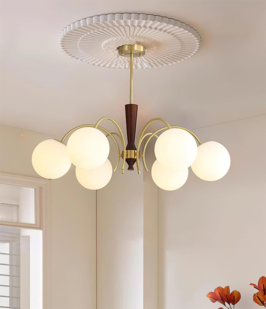Fenrenenora Glass Chandelier-Moonnatur