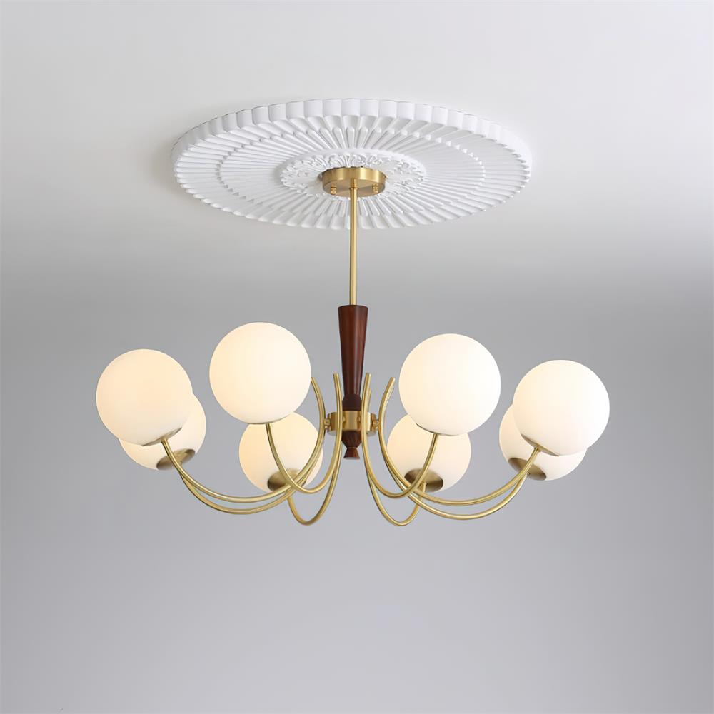 Fenrenenora Glass Chandelier-Moonnatur