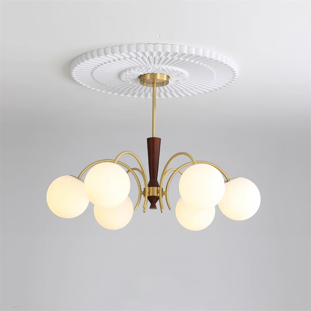 Fenrenenora Glass Chandelier-Moonnatur