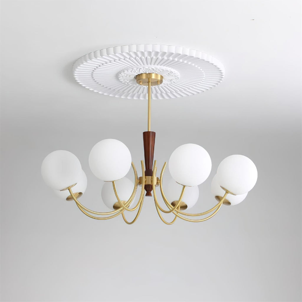Fenrenenora Glass Chandelier-Moonnatur