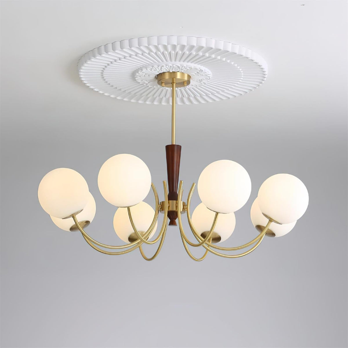 Fenrenenora Glass Chandelier-Moonnatur