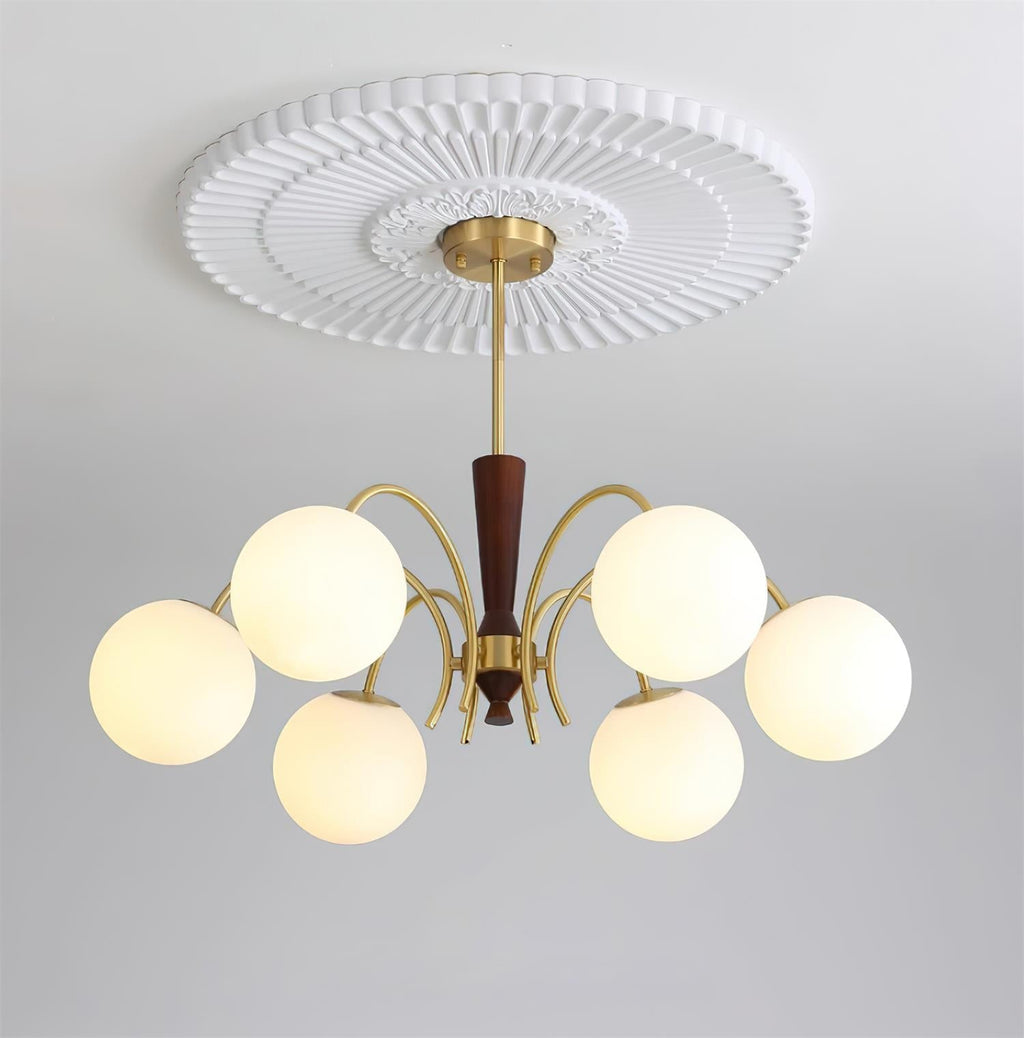 Fenrenenora Glass Chandelier-Moonnatur