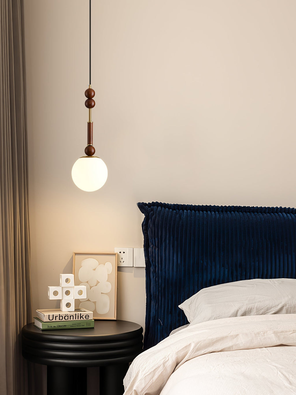 Ilvenenna Wood Pendant Light-Moonnatur