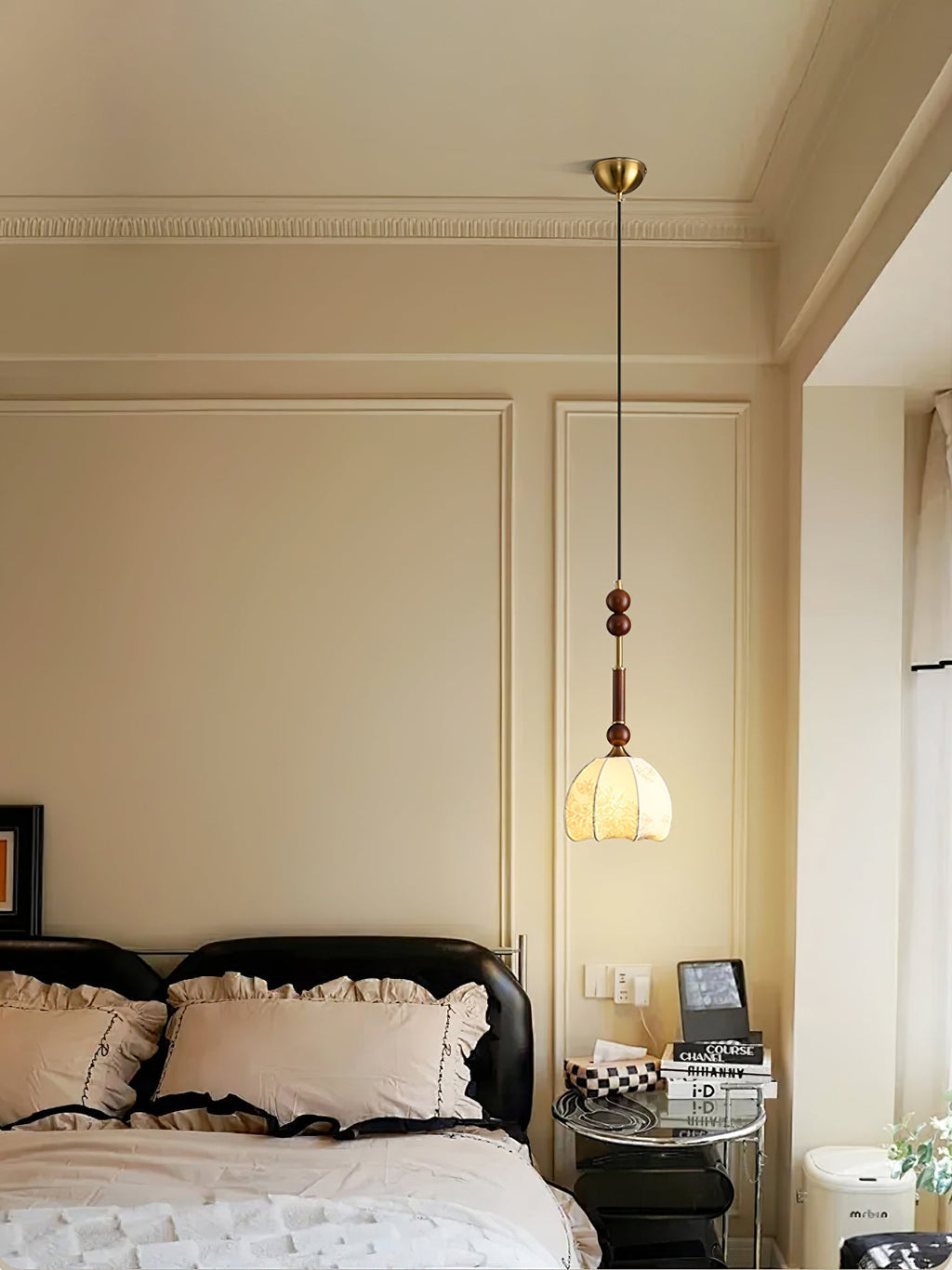 Ilvenenna Wood Pendant Light-Moonnatur
