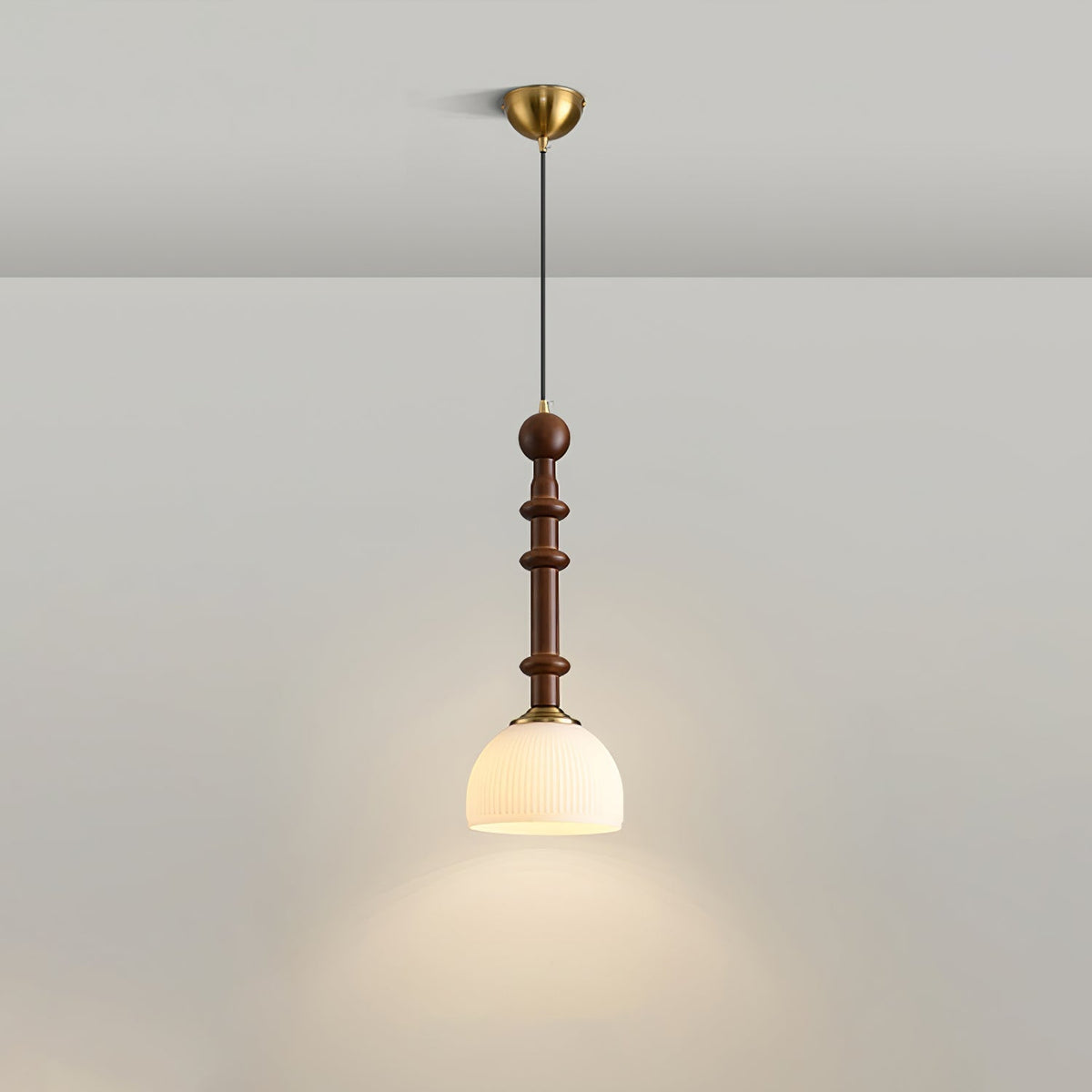 Ilvenenna Wood Pendant Light-Moonnatur