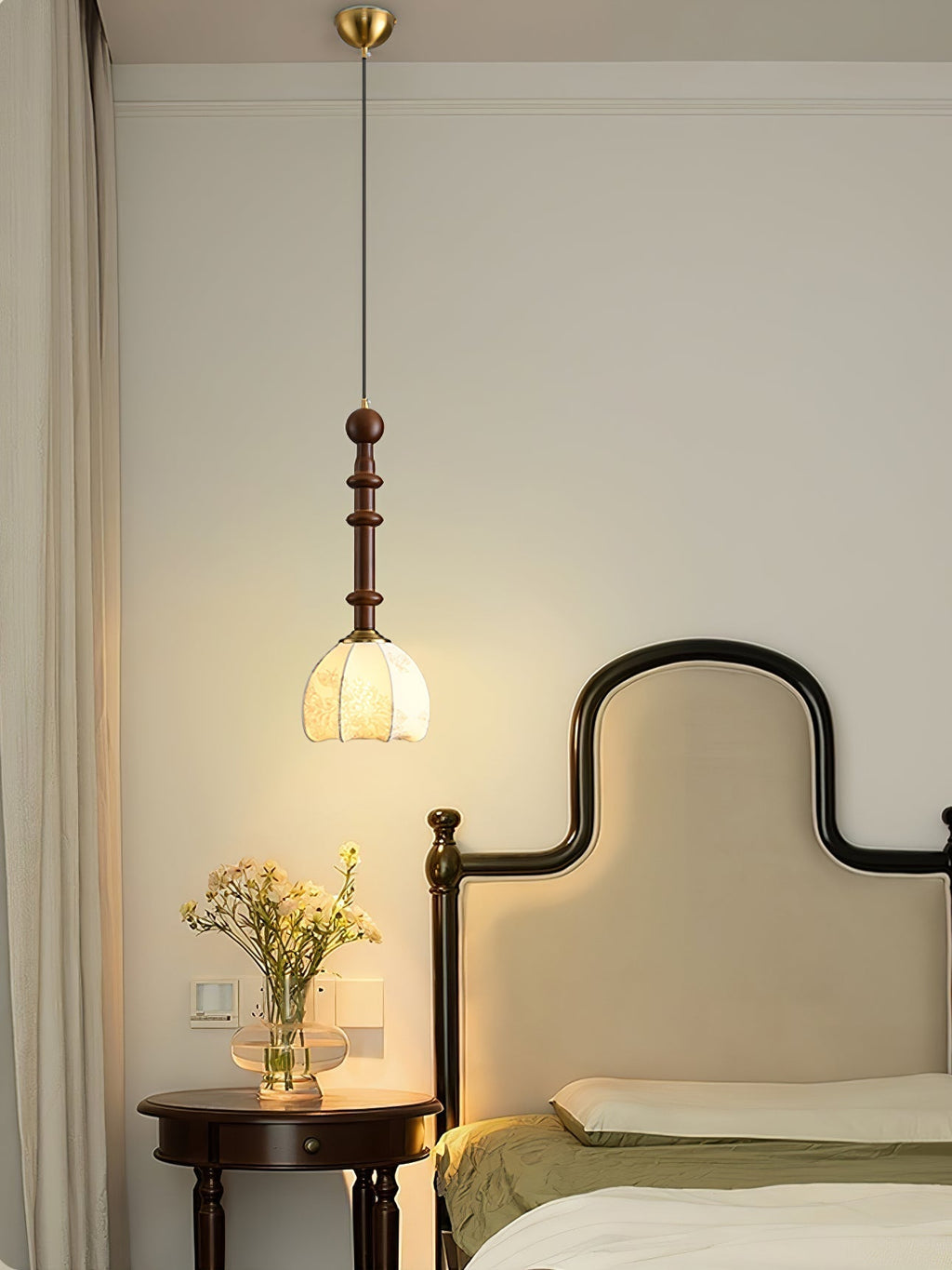 Ilvenenna Wood Pendant Light-Moonnatur