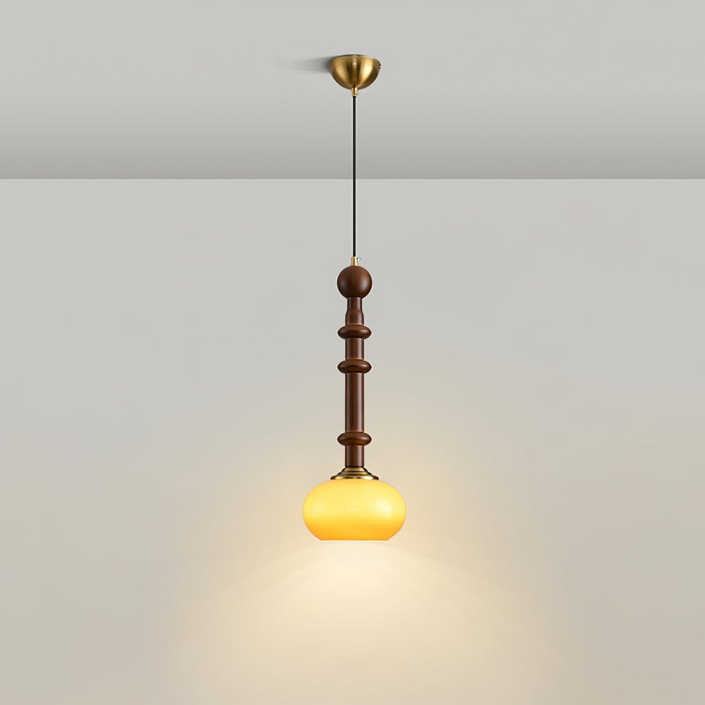 Ilvenenna Wood Pendant Light-Moonnatur