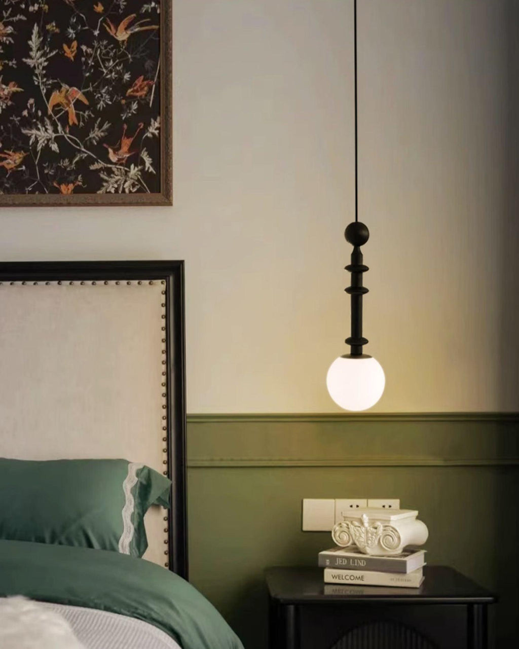 Qavora Glass Pendant Light-Moonnatur