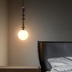 Qavora Glass Pendant Light-Moonnatur