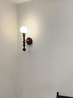 Davenena Wood Wall Light-Moonnatur