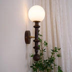 Davenena Wood Wall Light-Moonnatur