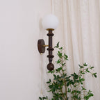 Davenena Wood Wall Light-Moonnatur
