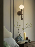 Davenena Wood Wall Light-Moonnatur