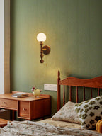 Davenena Wood Wall Light-Moonnatur