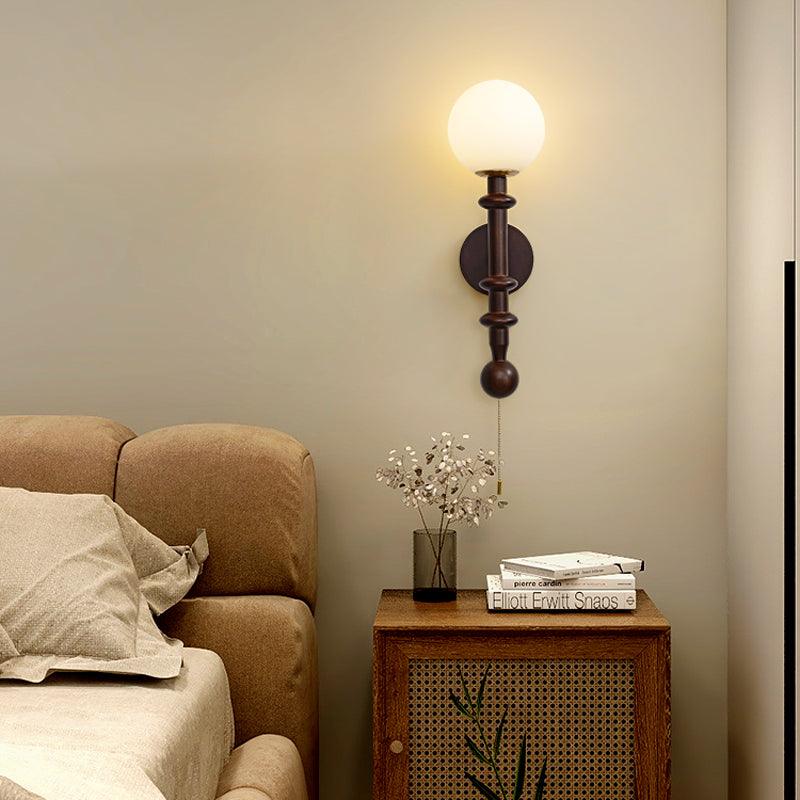 Davenena Wood Wall Light-Moonnatur