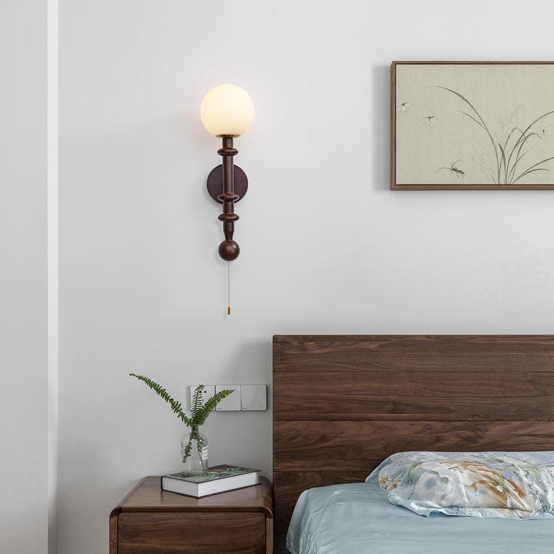 Davenena Wood Wall Light-Moonnatur