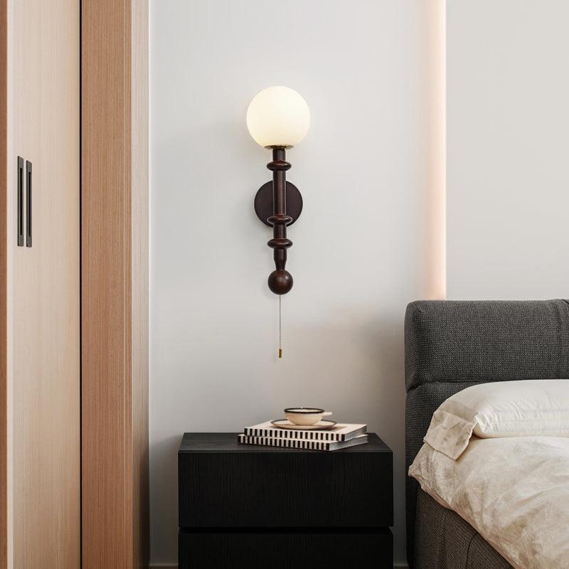 Davenena Wood Wall Light-Moonnatur