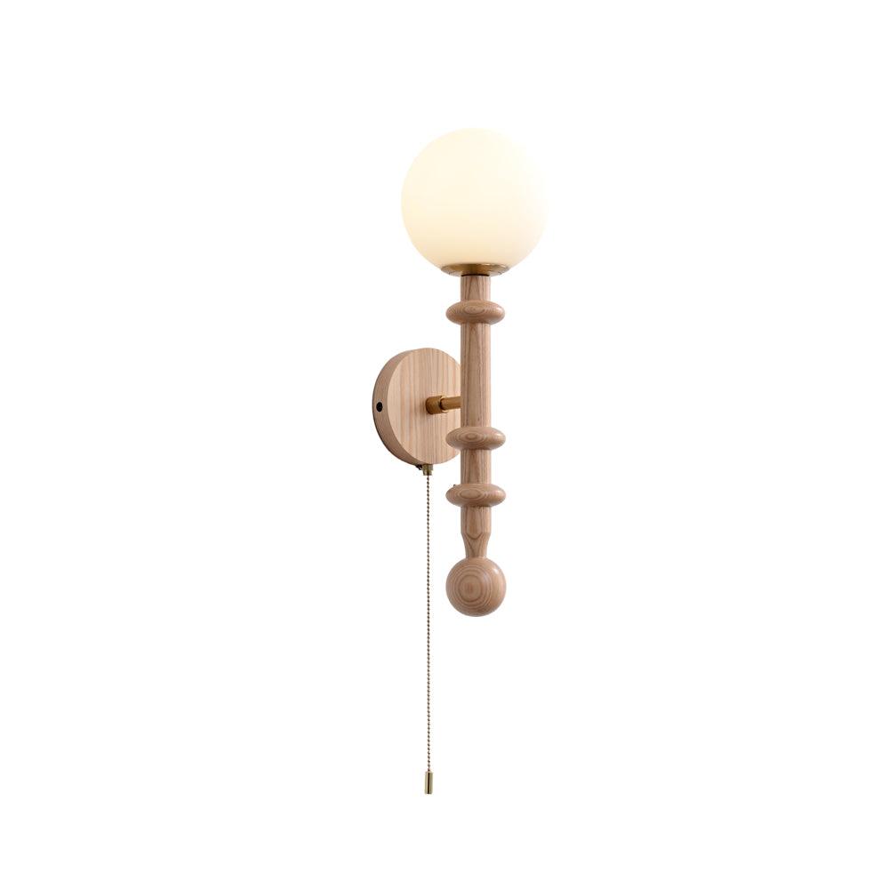 Davenena Wood Wall Light-Moonnatur