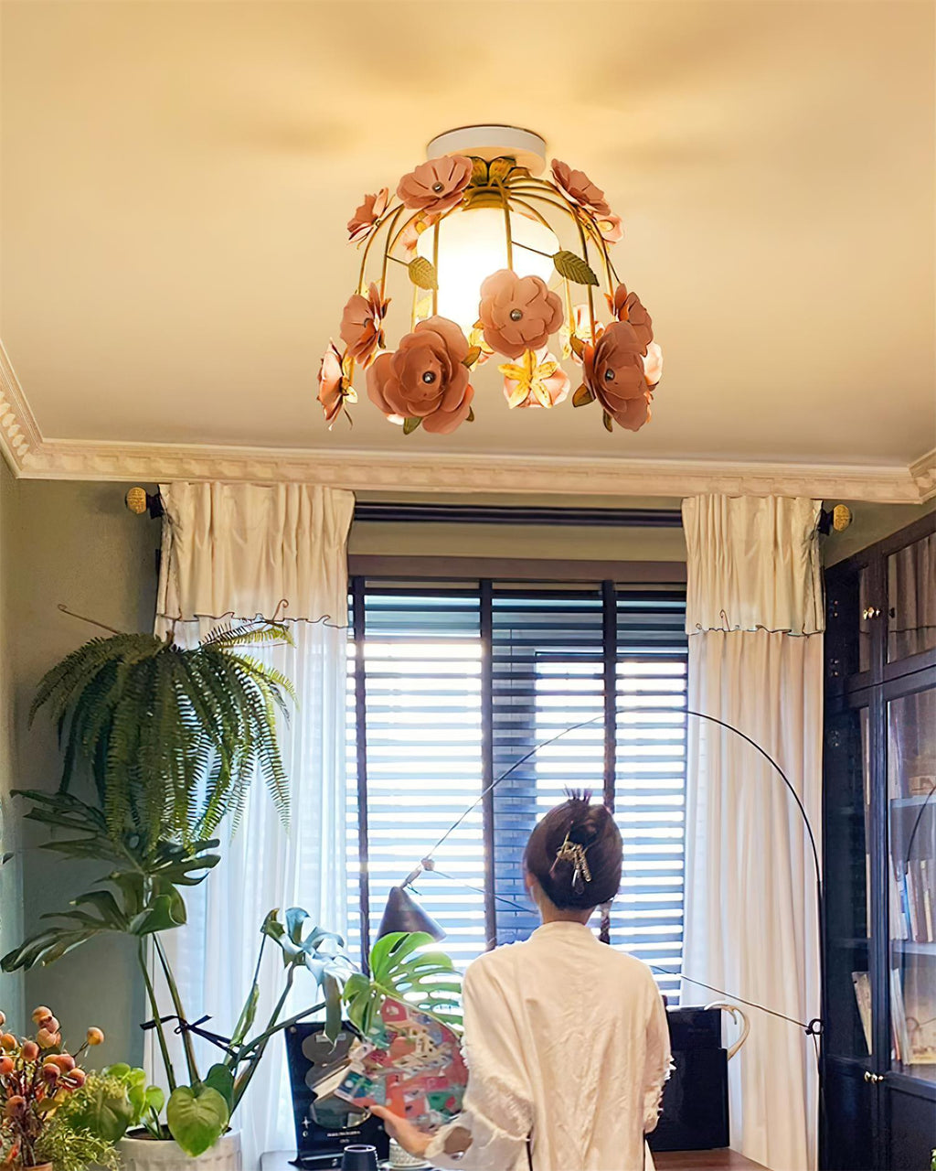 Ulvenford Glass Ceiling Light-Moonnatur