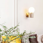 Marvenwren Travertine Wall Light-Moonnatur
