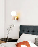 Marvenwren Travertine Wall Light-Moonnatur