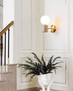 Marvenwren Travertine Wall Light-Moonnatur