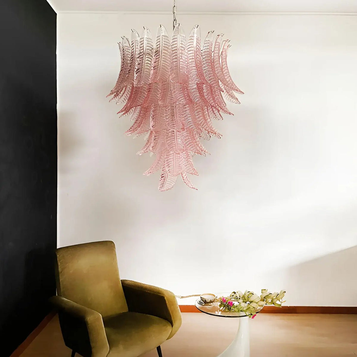 Harvenvale Glass Chandelier-Moonnatur