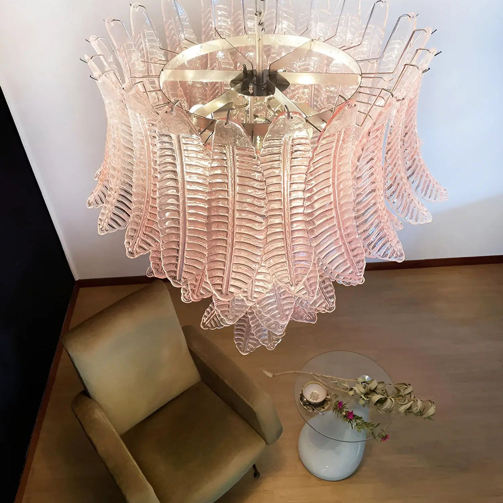 Harvenvale Glass Chandelier-Moonnatur