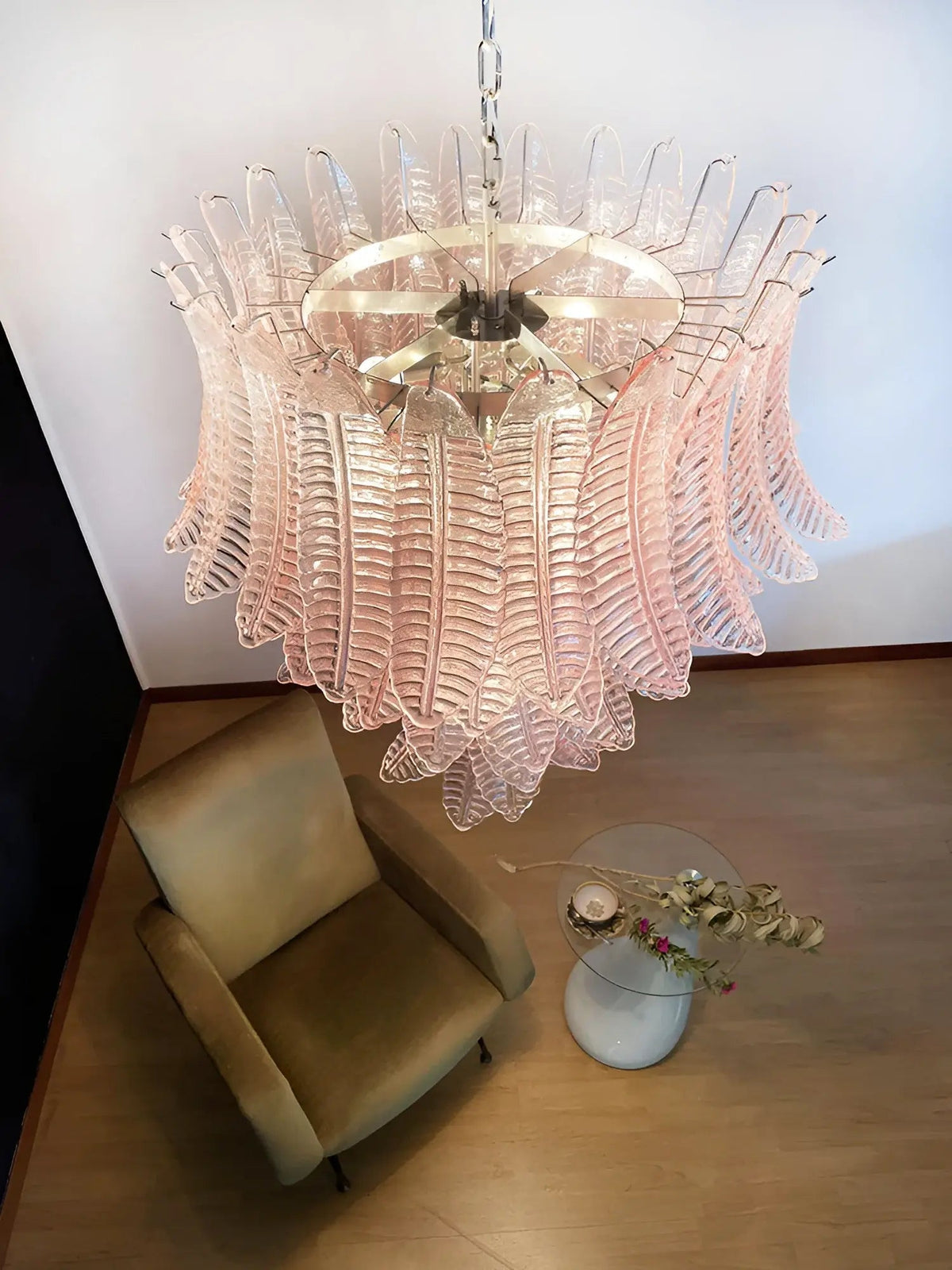 Harvenvale Glass Chandelier-Moonnatur