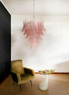 Harvenvale Glass Chandelier-Moonnatur