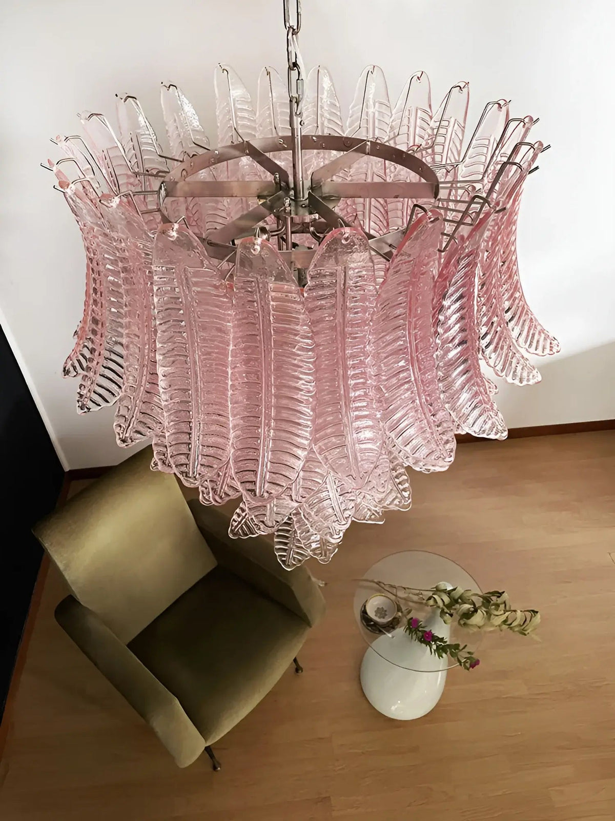 Harvenvale Glass Chandelier-Moonnatur