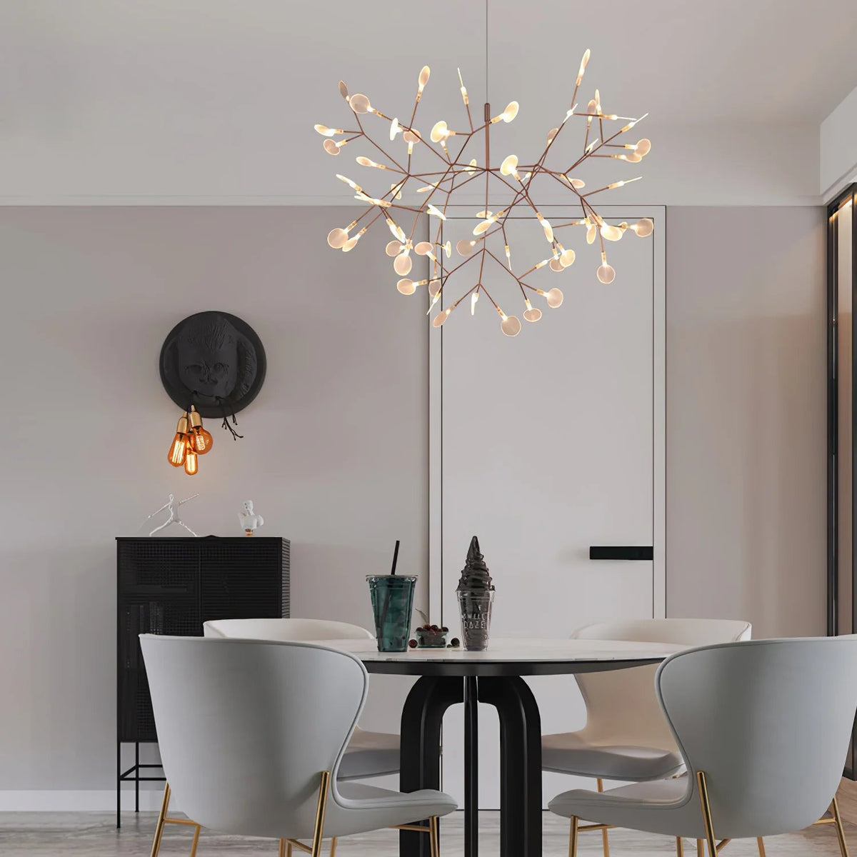 Enverbrook Acrylic Chandelier-Moonnatur