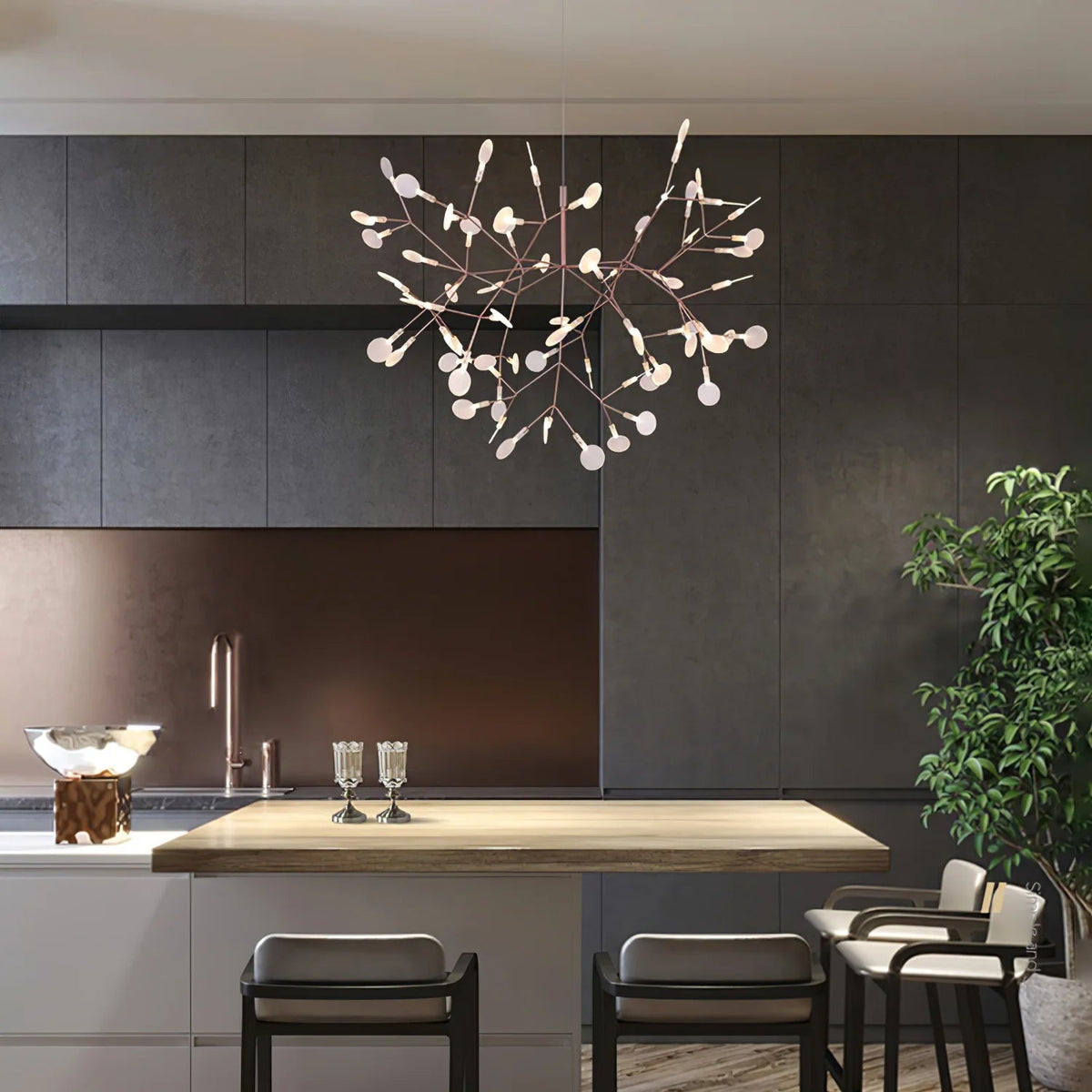 Enverbrook Acrylic Chandelier-Moonnatur