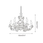 Edrenlynne Ceramic Chandelier-Moonnatur