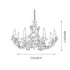 Edrenlynne Ceramic Chandelier-Moonnatur