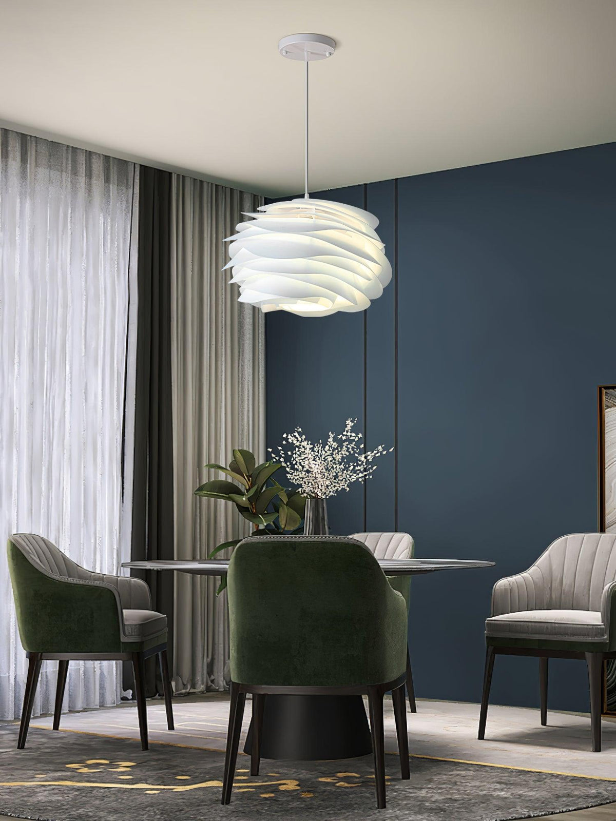 Evelora PVC Pendant Light-Moonnatur