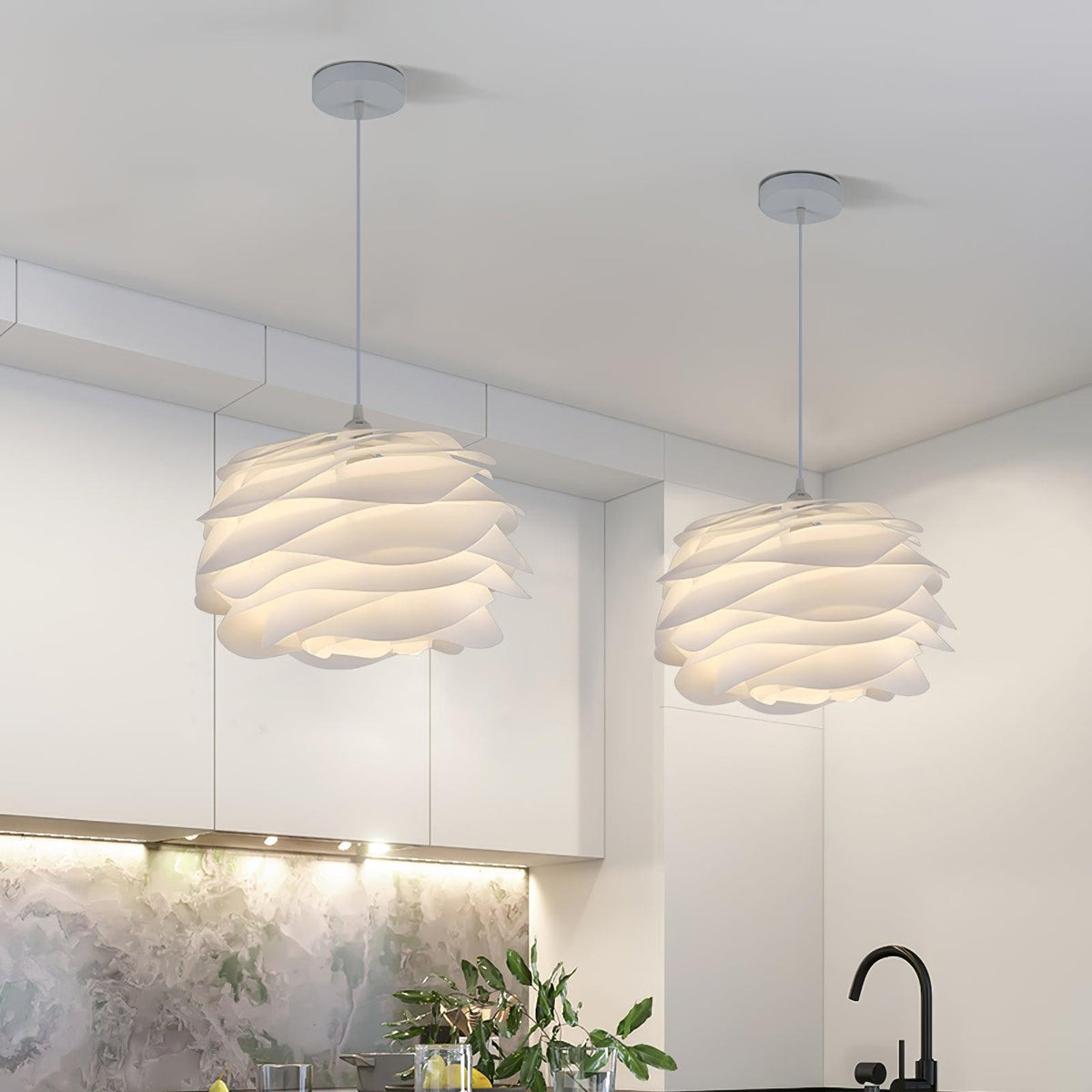 Evelora PVC Pendant Light-Moonnatur