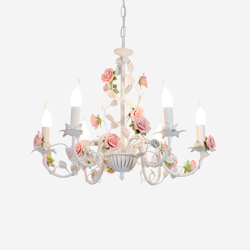 Edrenlynne Ceramic Chandelier-Moonnatur