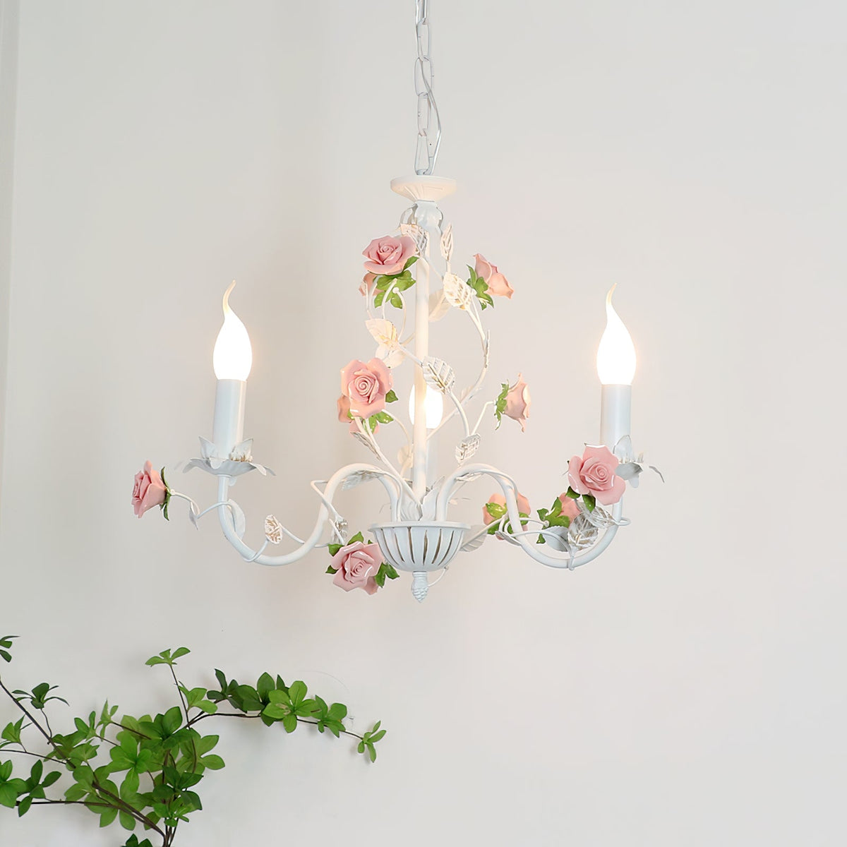 Edrenlynne Ceramic Chandelier-Moonnatur