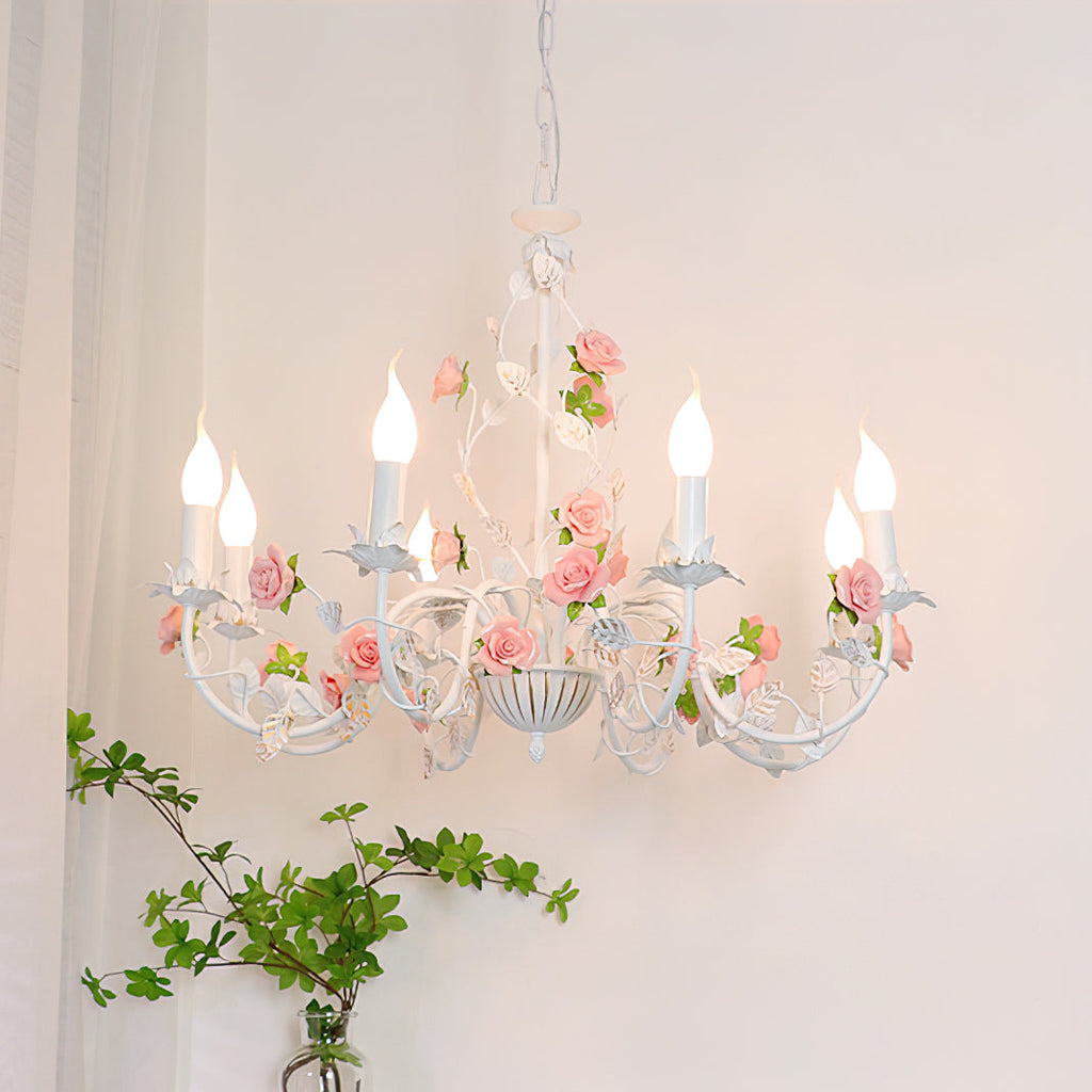 Edrenlynne Ceramic Chandelier-Moonnatur