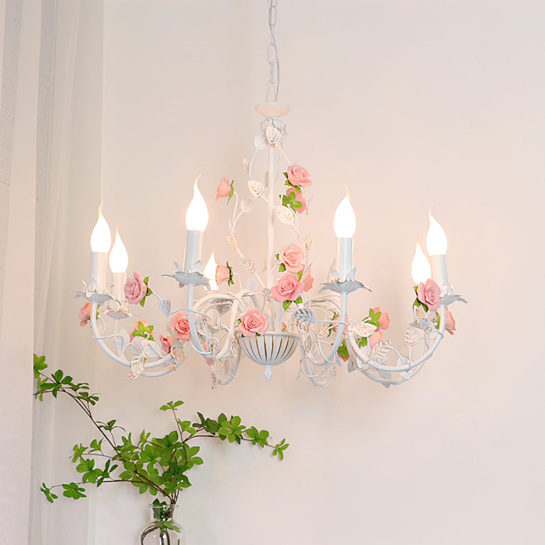 Edrenlynne Ceramic Chandelier-Moonnatur
