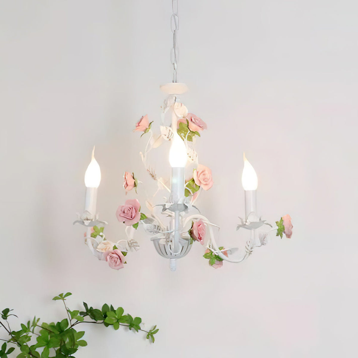 Edrenlynne Ceramic Chandelier-Moonnatur
