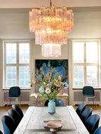 Verrenwell Glass Chandelier-Moonnatur