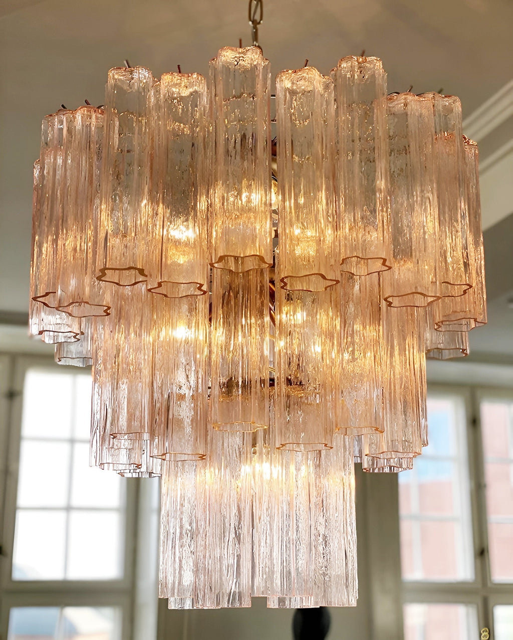 Verrenwell Glass Chandelier-Moonnatur
