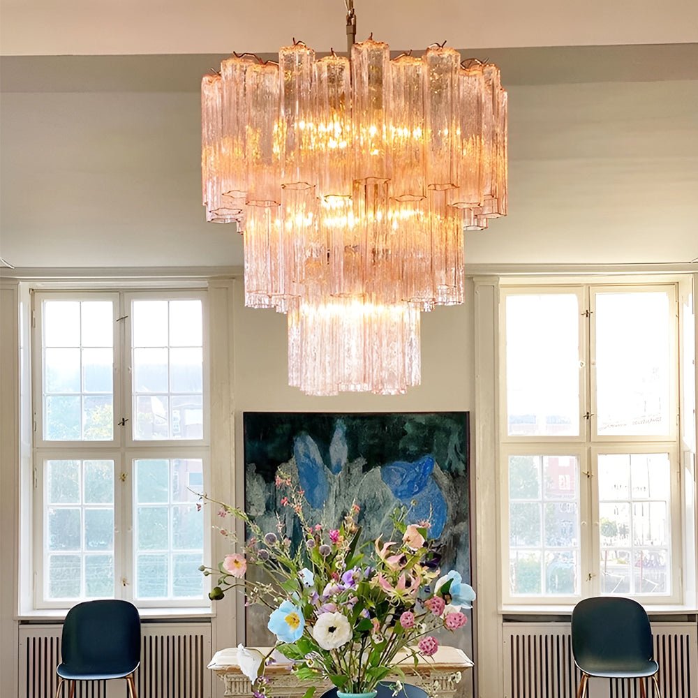 Verrenwell Glass Chandelier-Moonnatur